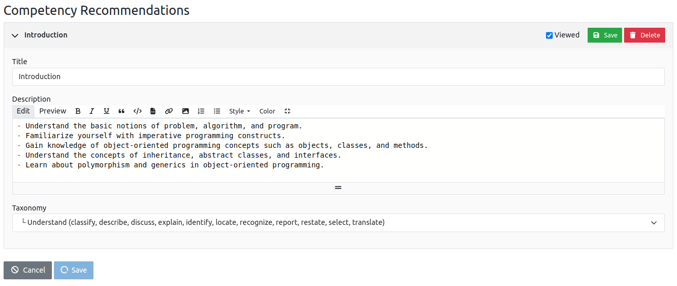 instructor-competency-recommendation