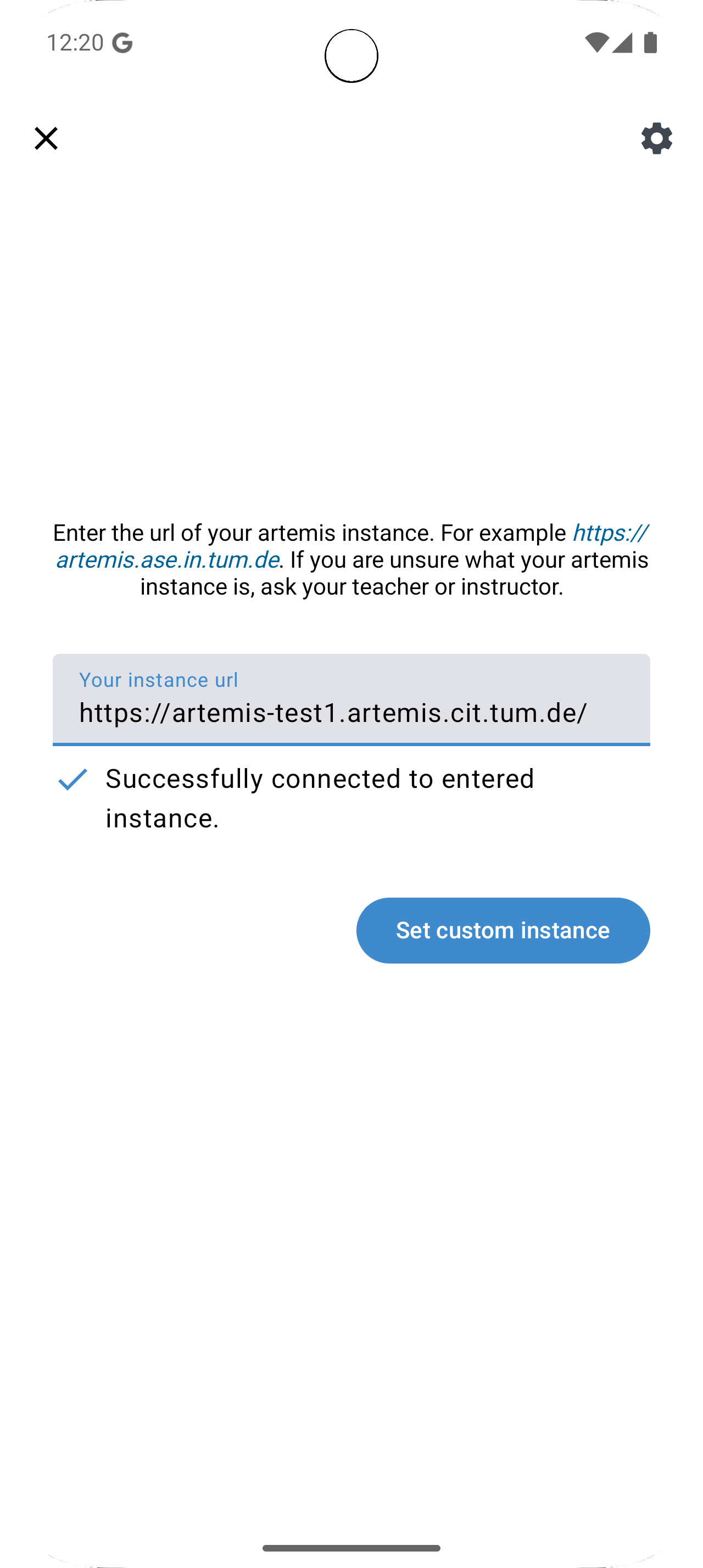 custom-server-entered-android