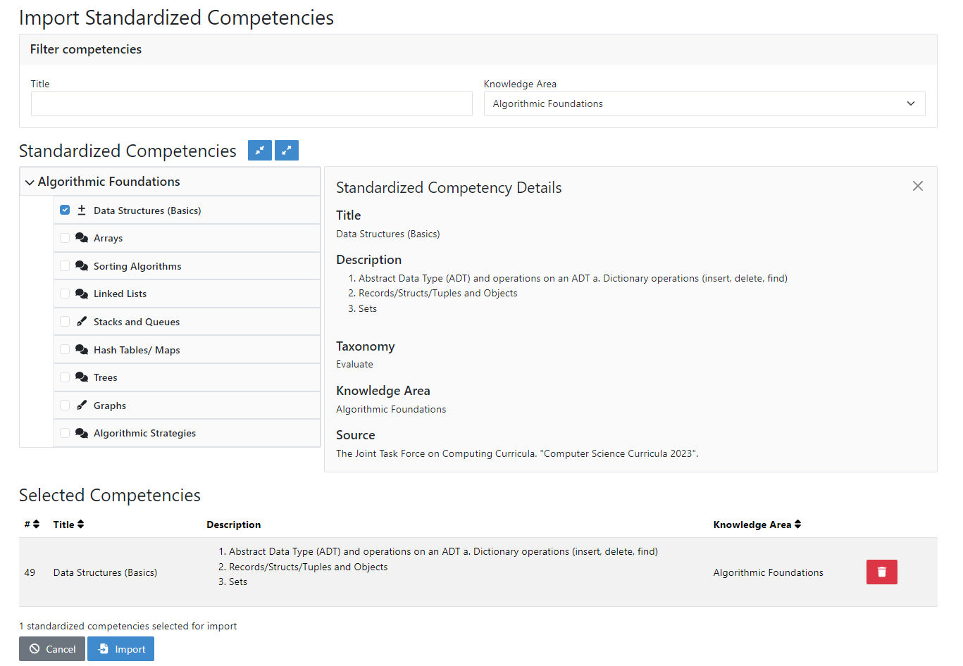 instructor-import-standardized-competencies