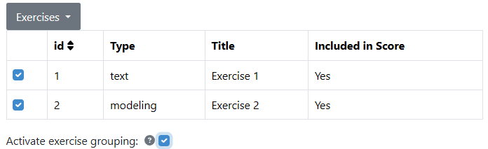 Moodle Deep Linking Select Grouped Content